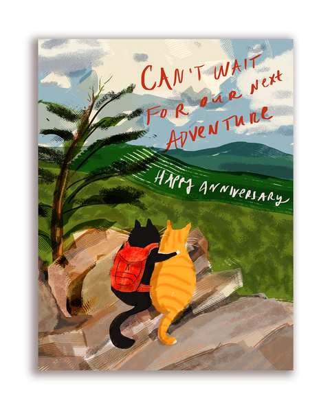 Happy Anniversary Card - Can't Wait for Our Next Adventure