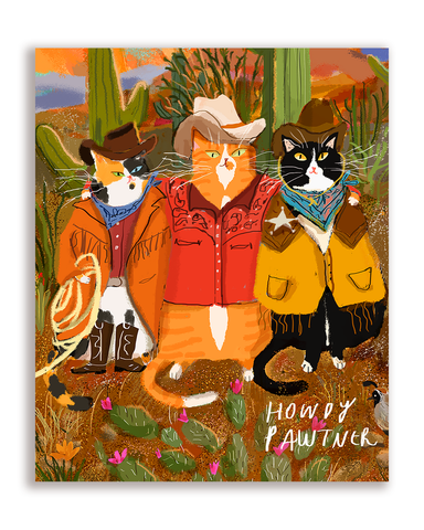 Howdy Pawtner Card