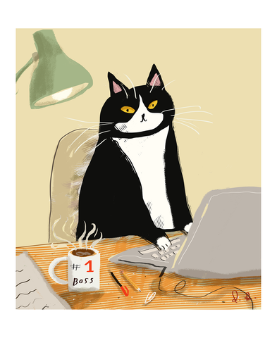 Boss Baby - Back to Work - Fine Art Print