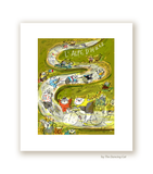 L'Alpe D'Huez Print - Tour de France Art