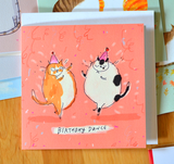 Birthday Dance - Square Card