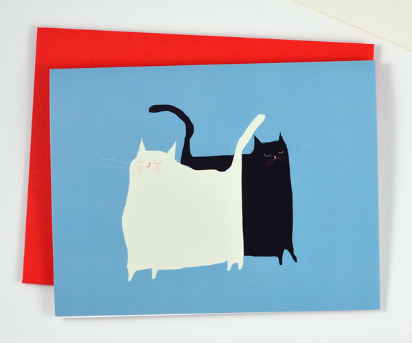 Beep and Bop Cat Card