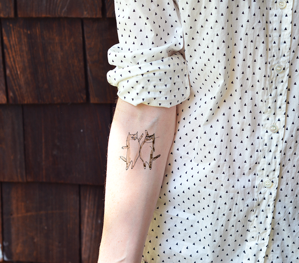 Belly Smackin' Good Temporary Tattoo - Cattoo