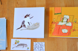 Cat Fight - Square Card