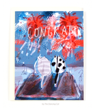 Congrats Cat Card - Fireworks