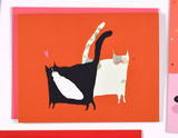 Dynamic Duo Cat Card