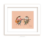 Guitar Cats - The Duet - Fine Art Print