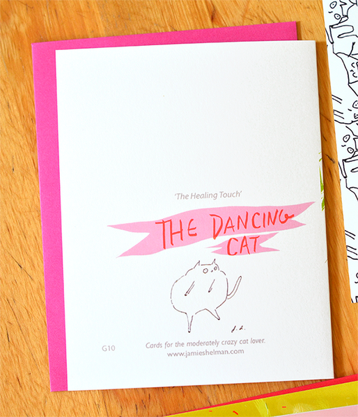 The Healing Touch - Cat Lady Card - Thinking of You