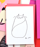 Thinking of You - Mini Cat Card