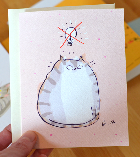 No Idea- Cat Card