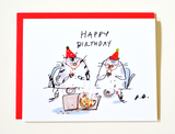 Pizza Cats Birthday Card