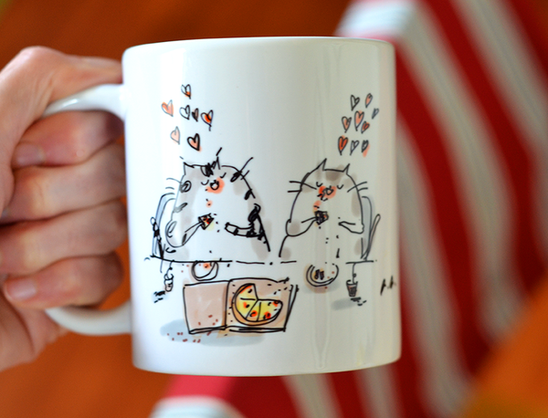 Pizza Cat Mug