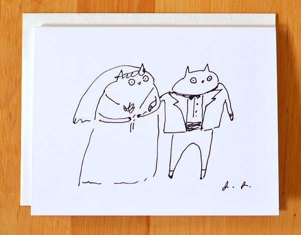 Wedding Cats Card