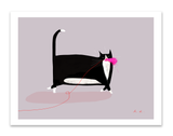 Domestic Predator- The Cat Toy - Fine Art Print - LARGE