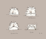The Coffee Lover Cat Print