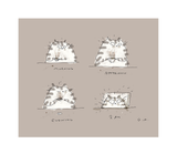The Coffee Lover Cat Print