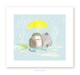 April Showers- Cat Print