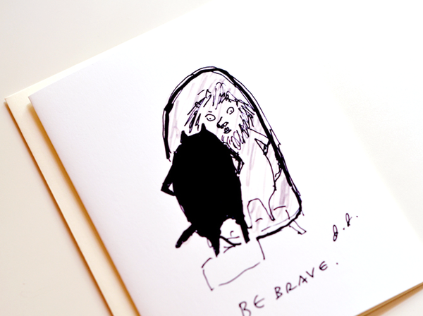 Be Brave Card - Encouragement Card