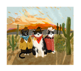 Cowboy Cat Print
