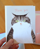 Grey Baby Thank You Card