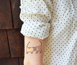 Mixed Set of Cat Tattoos - 3 Tattoo Sets