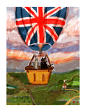 Hot Air Ballon Ride - Cat Print - Limited UK Edition