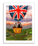Hot Air Ballon Ride - Cat Print - Limited UK Edition