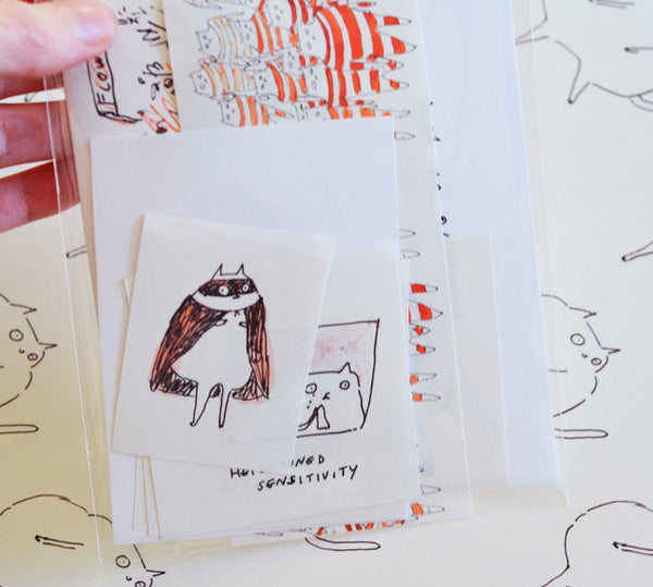 The Dancing Cat Collage Kit- DIY