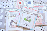 The Dancing Cat Collage Kit- DIY