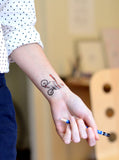 Cycling Cat Tattoo- Temporary Tattoo
