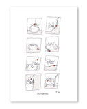 The Feather- Cat Print- Large