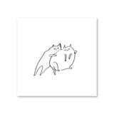 Cat Squeeze- Fine Art Print