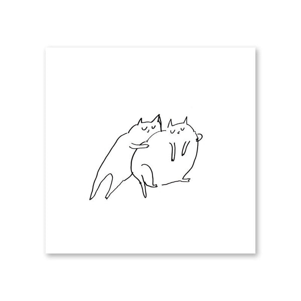 Cat Squeeze- Fine Art Print