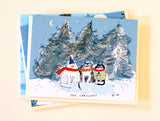 The Carolers- Christmas Card- Christmas Cat Card