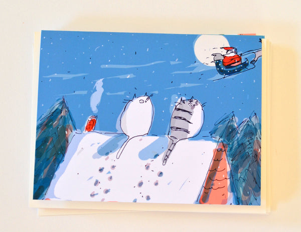 The Believers - Christmas Cat Card