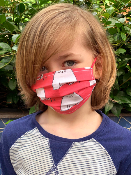 The Dancing Cat Face Mask- KIDS- IN STOCK