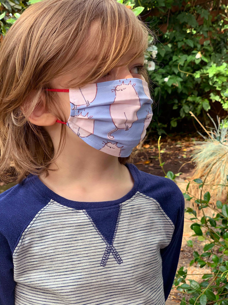 The Dancing Cat Face Mask- KIDS- IN STOCK