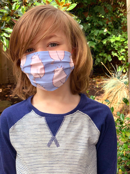 The Dancing Cat Face Mask- KIDS- IN STOCK