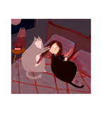 The Bonding Hour 2 - Cat Print