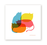 Cat Pile - Fine Art Print