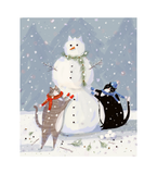 Snow Cat Print