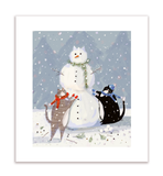Snow Cat Print