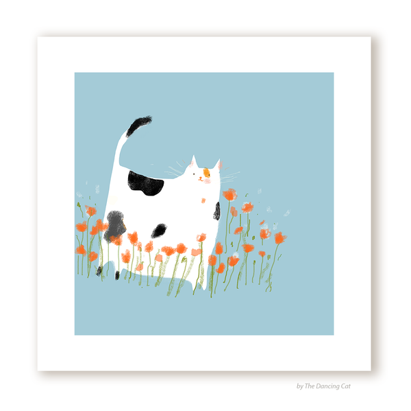 Miss Poppy - Cat Print