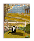 Mixed Set of 5 Spring Cat Cards