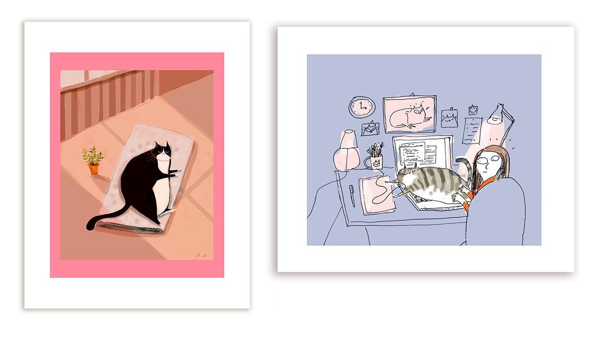 The Dancing Cat Cat Art, Prints and Cat Cards